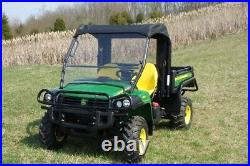 John Deere Gator HPX/XUV 2015+ Lexan Windshield With Quick Clamps & Dual Vents