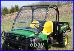 John Deere Gator HPX/XUV 2015+ Lexan Windshield With Quick Clamps & Dual Vents