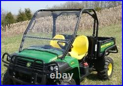 John Deere Gator HPX/XUV 2015+ Lexan Windshield with Quick Connect Clamps & Vent