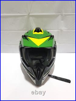 John Deere Gator Off-Road Helmet M Green/Yellow with Tags, Box & Bag