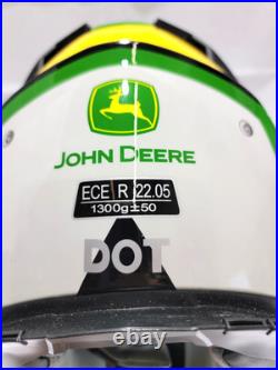 John Deere Gator Off-Road Helmet M Green/Yellow with Tags, Box & Bag
