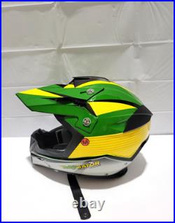 John Deere Gator Off-Road Helmet M Green/Yellow with Tags, Box & Bag