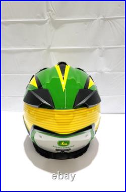John Deere Gator Off-Road Helmet M Green/Yellow with Tags, Box & Bag
