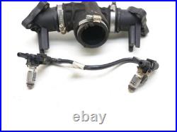 John Deere Gator RSX850i Intake Manifold Injectors Fuel Line Assembly READ OEM