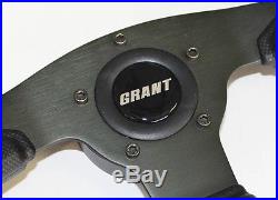 John Deere Gator UTV Grant Black Steering Wheel 13 3/4 x 11 3/4 black spokes