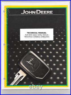 John Deere Gator XUV-625i Technical Service Repair Shop Manual XUV625i -TM107019