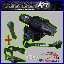 John Deere Gator Xuv 625i/825i/855d Kfi Assault 5000lb Winch & Mount 2011-2015
