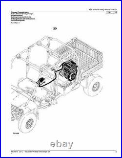 John Deere Xuv 825i S4 Gator Utility Vehicle Parts Catalog Manual