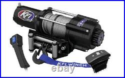 KFI U45w-R2 4500lb wide winch & winch combo kit John Deere Gator XUV 825/855