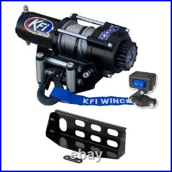 KFI UTV 2000lbs Winch & Mount 100860 Kit ALL John Deere Gator XUV 825M S4