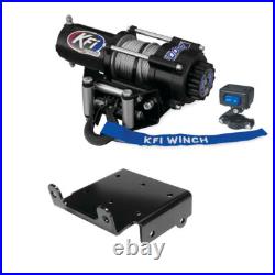 KFI Winch Kit 2500 lb For John Deere Gator XUV 825i ALL (Steel Cable)