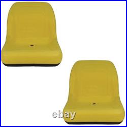 LVA10029 (2) Two Yellow High Back Seat Fits John Deere Fits Gator TCA24320