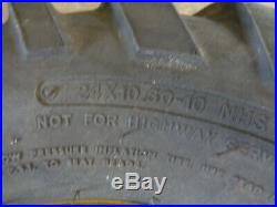 Left Rear Rim Wheel 489 Tire 24x10.5-10 John Deere Gator TX 4x2 2007 BIN94-1
