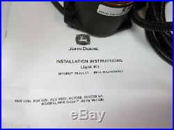 NEW JOHN DEERE BEACON LIGHT KIT FOR GATORS RSX, XUV, HPX, 550,550 S4,625i BM24013