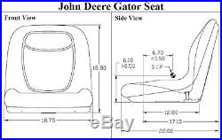 New 19 John Deere Tractor Yellow Seat 325 2210 4200 4300 4310 4400 4500 Gator +