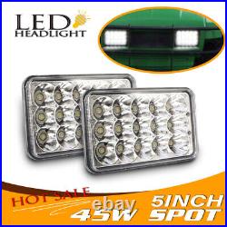 Pair for John Deere Gator 6X4 Utility Vehicle LED Headlight DRL Offroad Headlamp