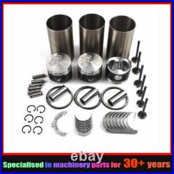 Pistons Cylinder Rebuild Kit Fit For Yanmar 3TNV70 For John Deere Gator XUV 850D Pistons Cylinder Rebuild Kit Fit For Yanmar 3TNV70 For John Deere Gator XUV 850D
