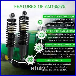 Rear Coil-over Spring Shocks Absorber AM135375 For John Deere Gator HPX 4x4 615E