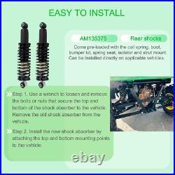 Rear Coil-over Spring Shocks Absorber AM135375 For John Deere Gator HPX 4x4 615E