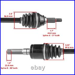Rear Left & Right CV Joint Axle For John Deere Gator XUV 620i 850D AM140523