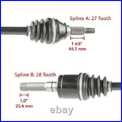 Rear Left and Right CV Joint Axle fits John Deere Gator XUV 620i 850D AM140523