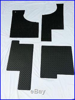 S4 Gator Mats, Floor Mats For John Deere Gator 825, 625,855, Diamond Pattern