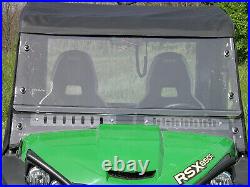 SUMMER CAB (top+rear) w LEXAN Windshield John Deere GATOR RSX 850 860 (2013-20)