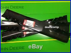 Set/3 54 Gator mulching mower blades for John Deere 425,445,455 396706