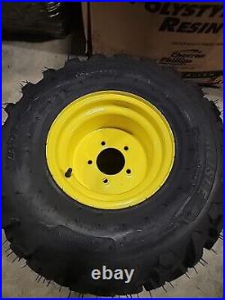 Set Of (2) 24X9.50-10 John Deere Gator Wheels & Tires 5 Lug 4 Ply AM136140