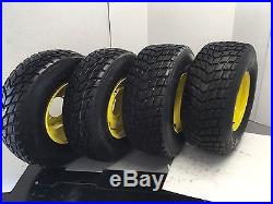 Set Of 4 25x10.00-12 25x8.00-12 Directional John Deere Gator ATV Wheel And Tir