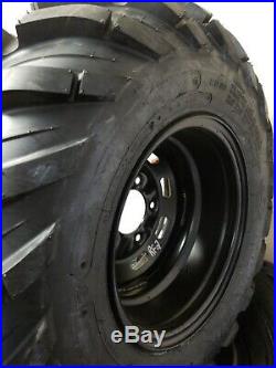 Set Of 4 RUN FLAT 26X11.00-12 26X9.00-12 John Deere Gator Wheels & Tires