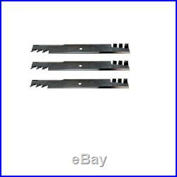 Set of 3 Gator Mulcher Blades for 60 Deck fits John Deere 425 445 455 420 430 O