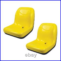 Set of Two New Yellow Bucket Seats VG11696 Fits John Deere Fits Gator