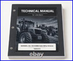 Technical Manual fits John Deere XUV590E S4 Gator Utility Vehicles TM159919