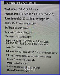 Warn Vrx 2500lb Utv Winch Complete Kit For John Deere All Gator Xuv 560e S4