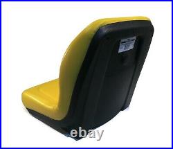 Yellow High Back Seat with Bracket for John Deere Gator TX Turf, Gator XUV 6003