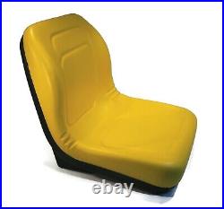 Yellow High Back Seat with Bracket for John Deere Gator TX Turf, Gator XUV 6003