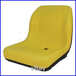 Yellow XB180 HIGH BACK SEAT for John Deere GATORS Made in USA by MILSCO #BI