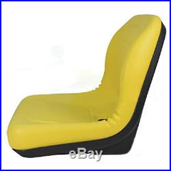 Yellow XB180 HIGH BACK SEAT for John Deere GATORS Made in USA by MILSCO #BI
